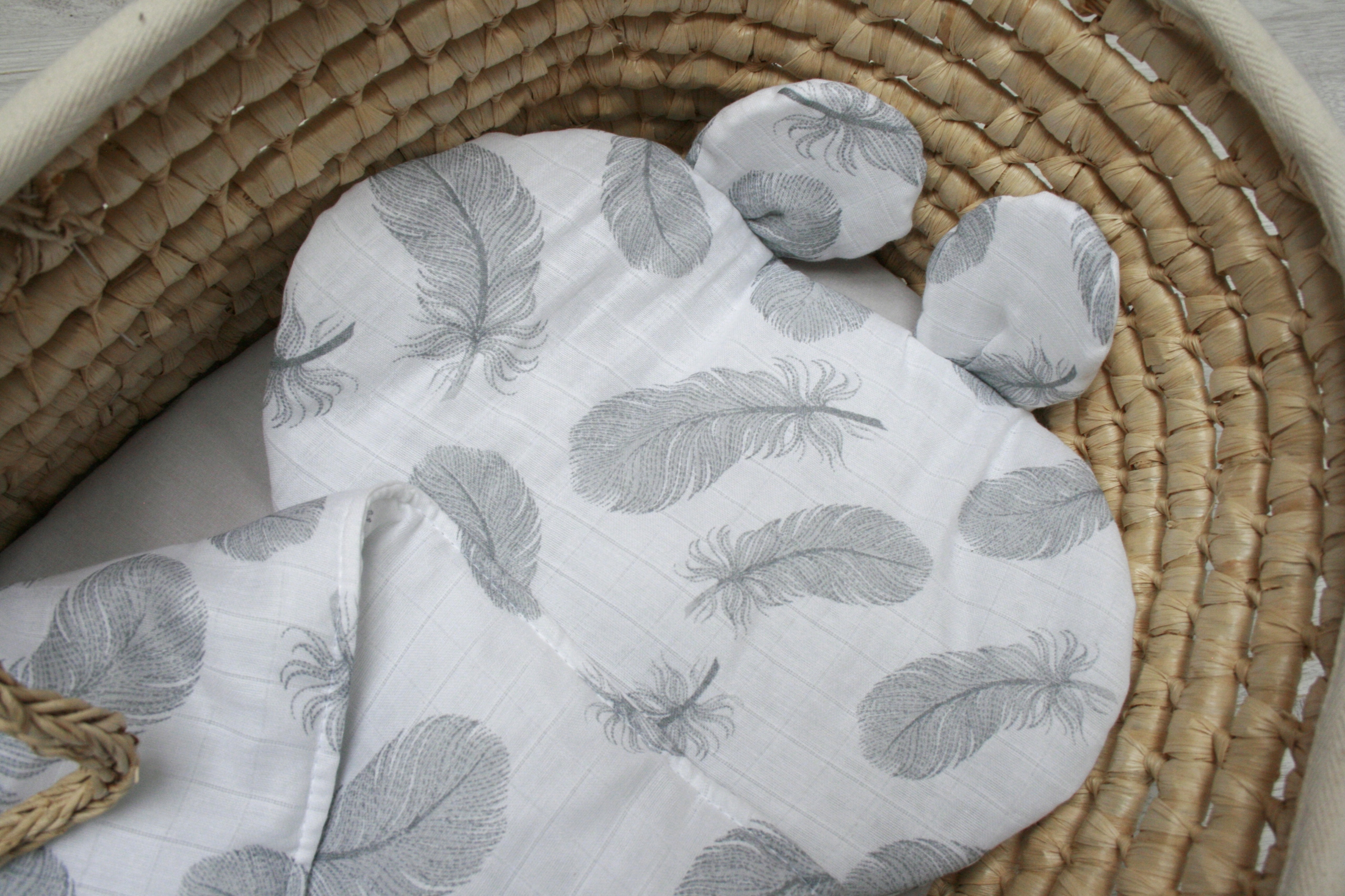 EDISA - KOMPLET POŚCIEL MUŚLIN PODUSIA MIŚ 50X75 Marka inny