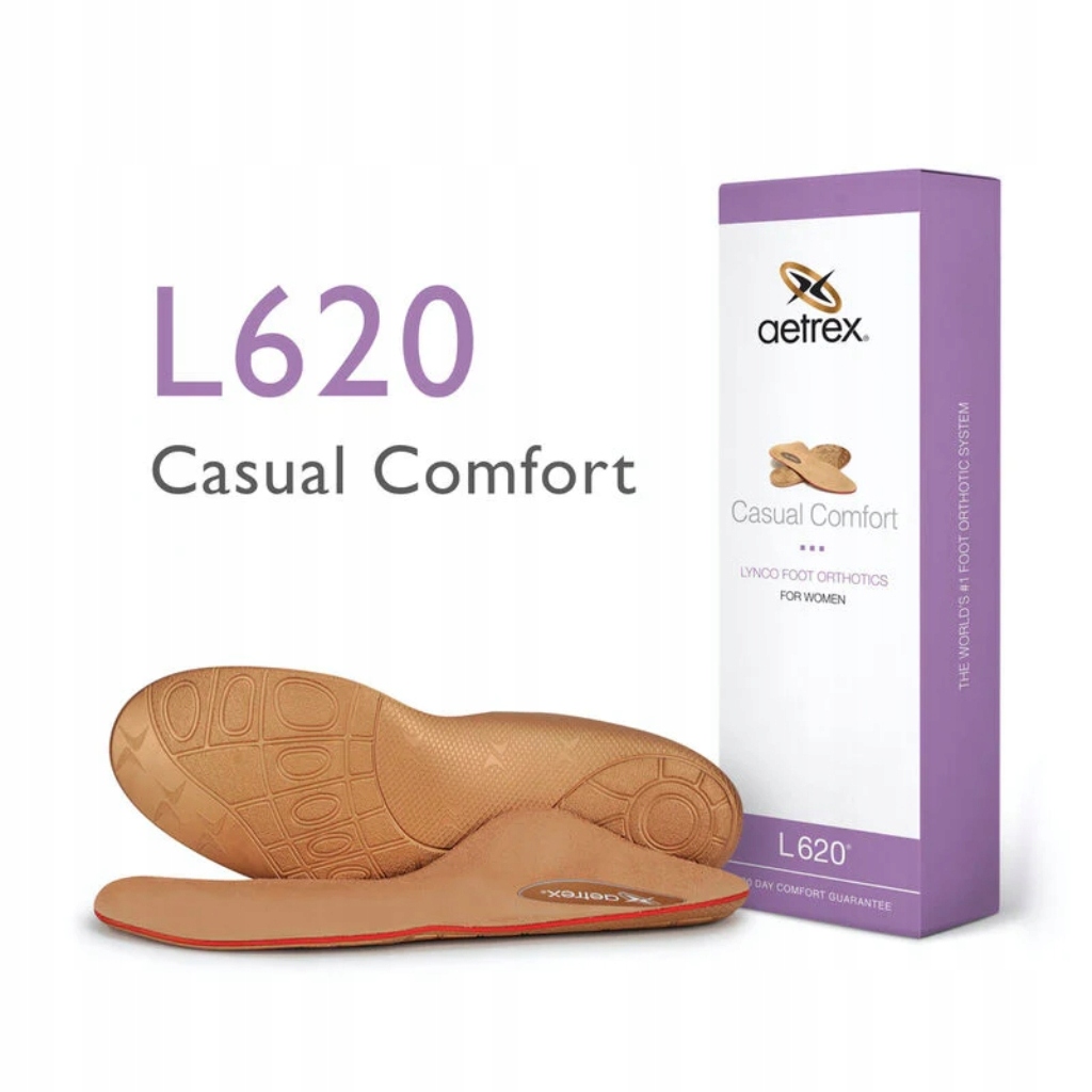 Dámské ortopedické vložky na ploché nohy Aetrex Casual L620W 36.0