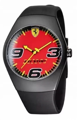 

Zegarek Ferrari Pit-stop Black Pvd Red