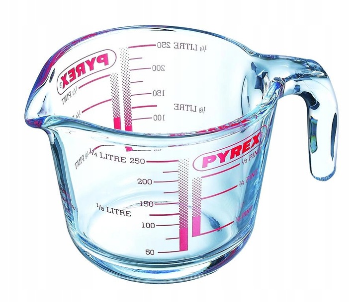 

Szklana Miarka Dzbanek Z Miarką 0,25L Pyrex
