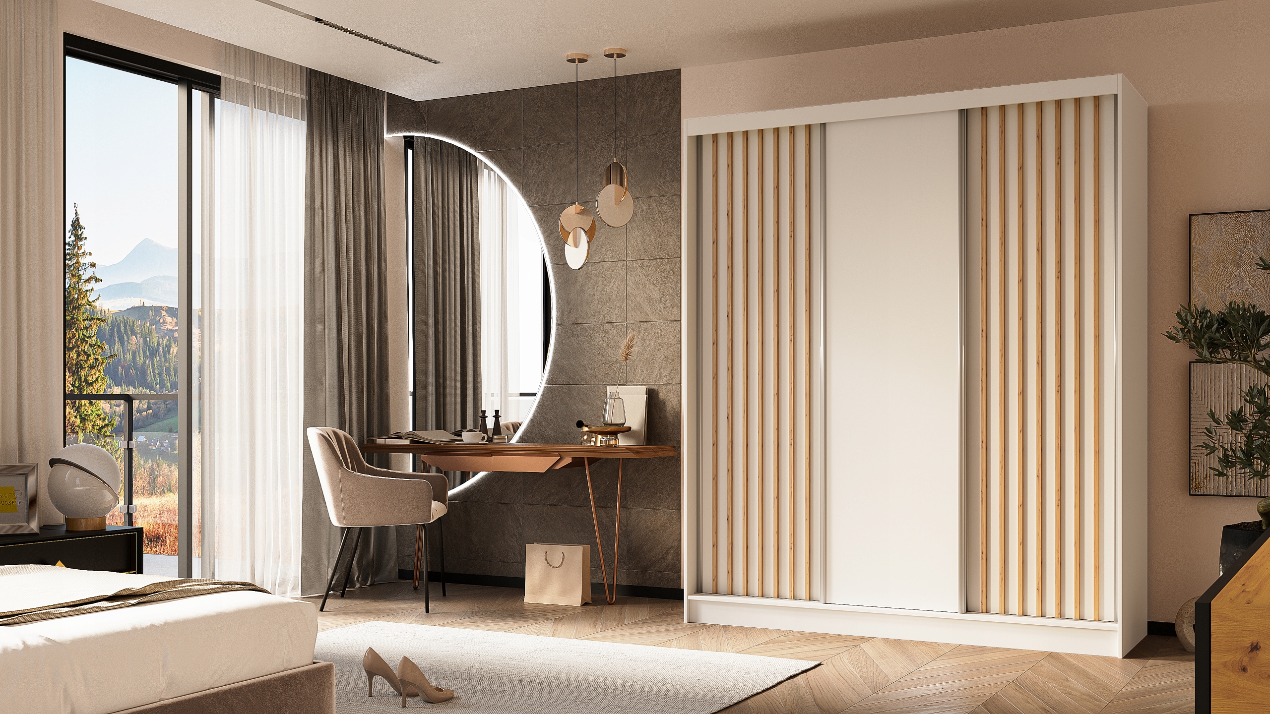 Szafa LAMEL 180 bez lustra Marka Agmat Meble