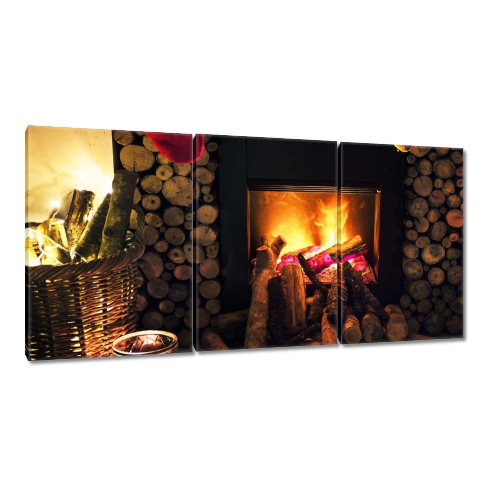 

Obrazy 120x60 Kominek