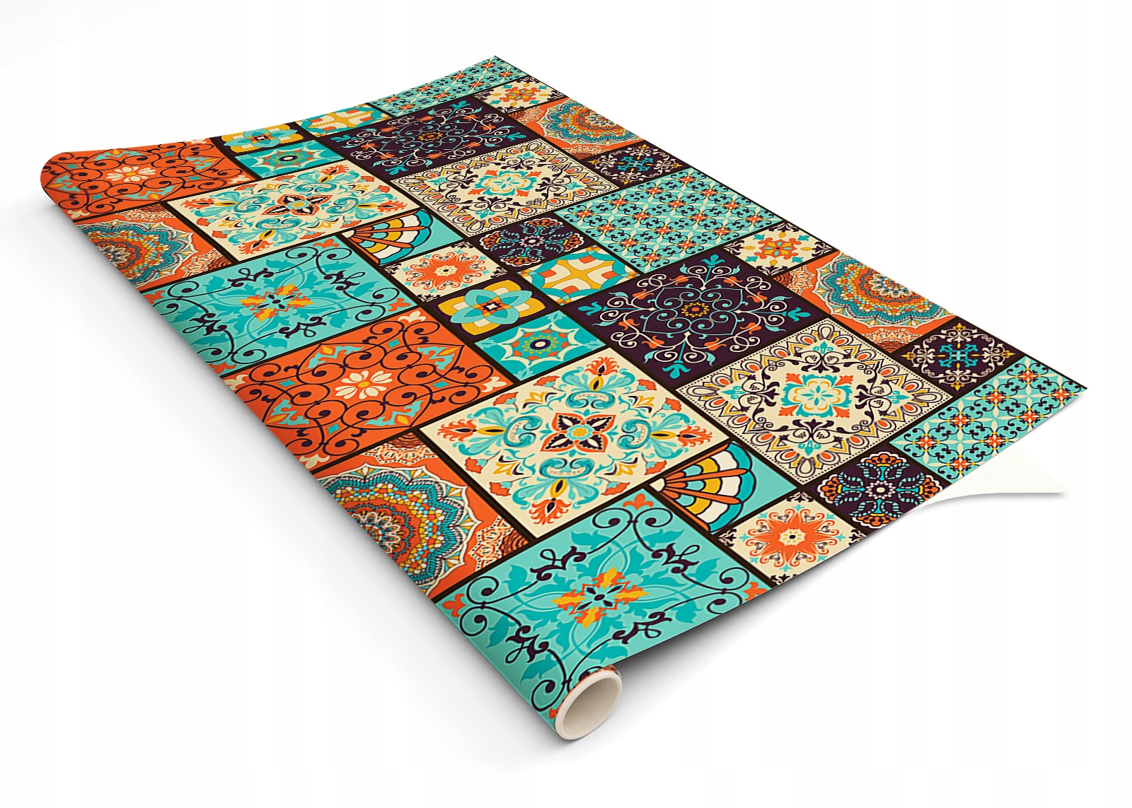 

Kolorowy Patchwork dekoracyjna folia na meble