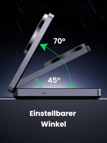 UGREEN MagFlow Qi2 Ładowarka 15W iPhone MagSafe Składana Bezprzewodowa — miniatura 6