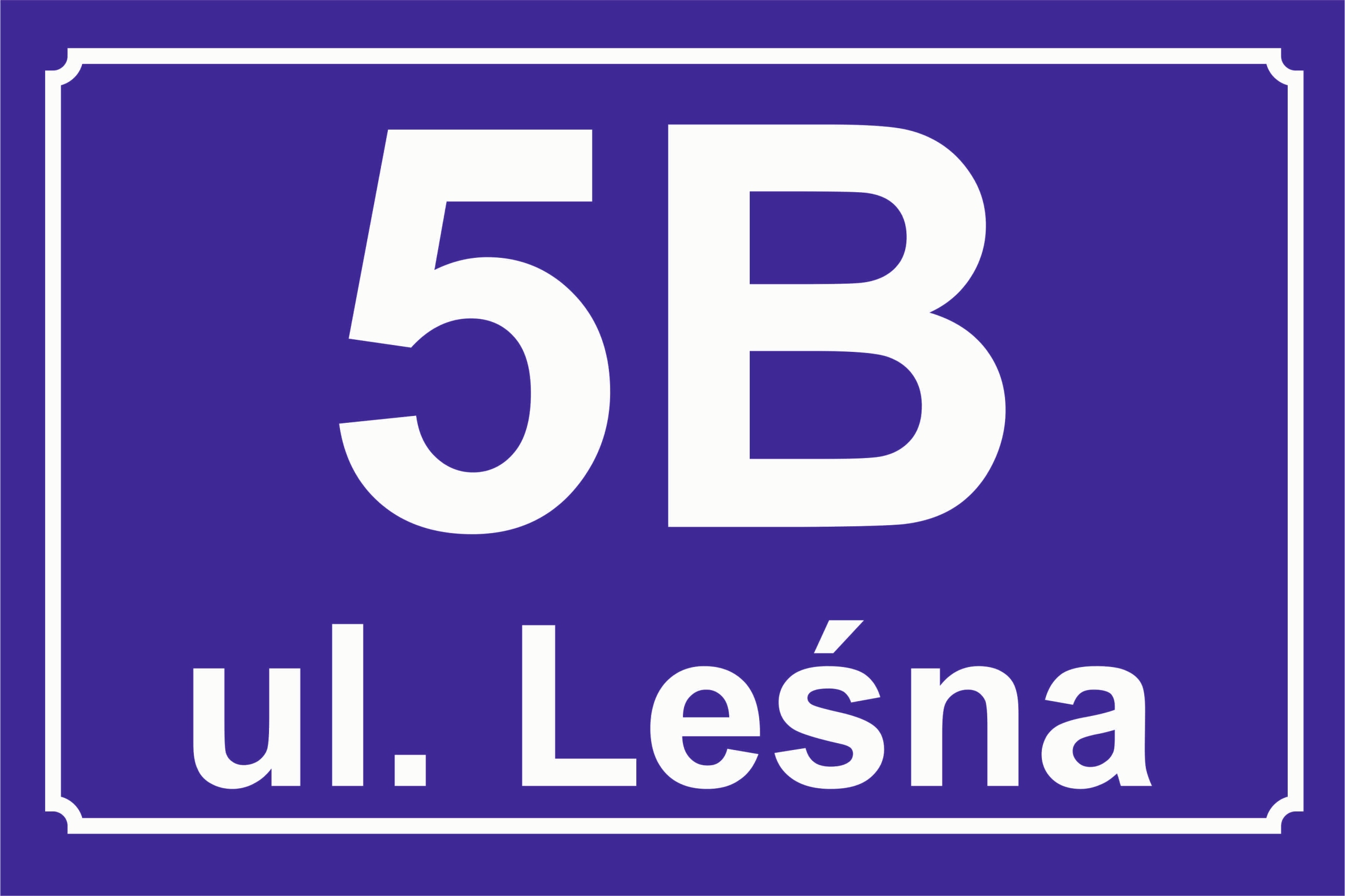 TABLICZKA ADRESOWA Z NUMEREM NA DOM 20x30cm Materiał inny materiał