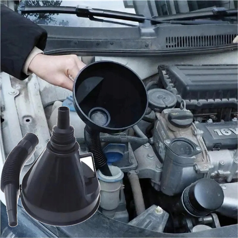 DUŻY LEJEK SAMOCHODOWY DO PALIWA OLEJU SAMOCHODU Z SITKIEM FILTREM 35cm EAN (GTIN) 5904158854438