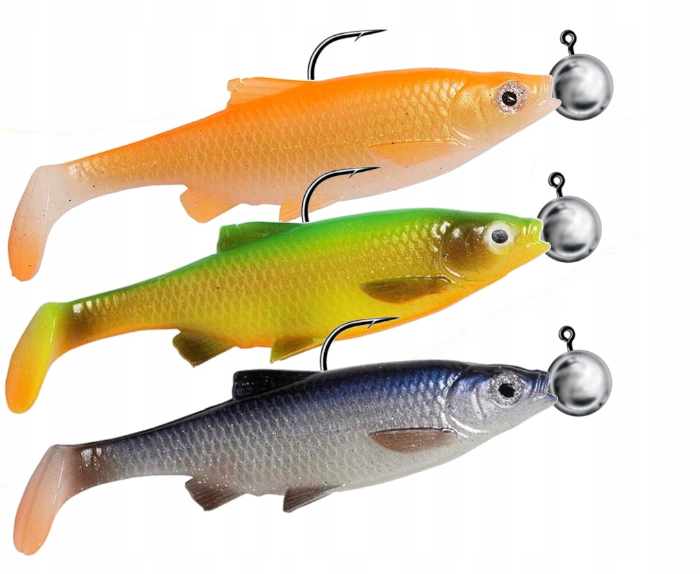 

zestaw Savage Gear 3D Roach Paddle Tail 10cm 10g