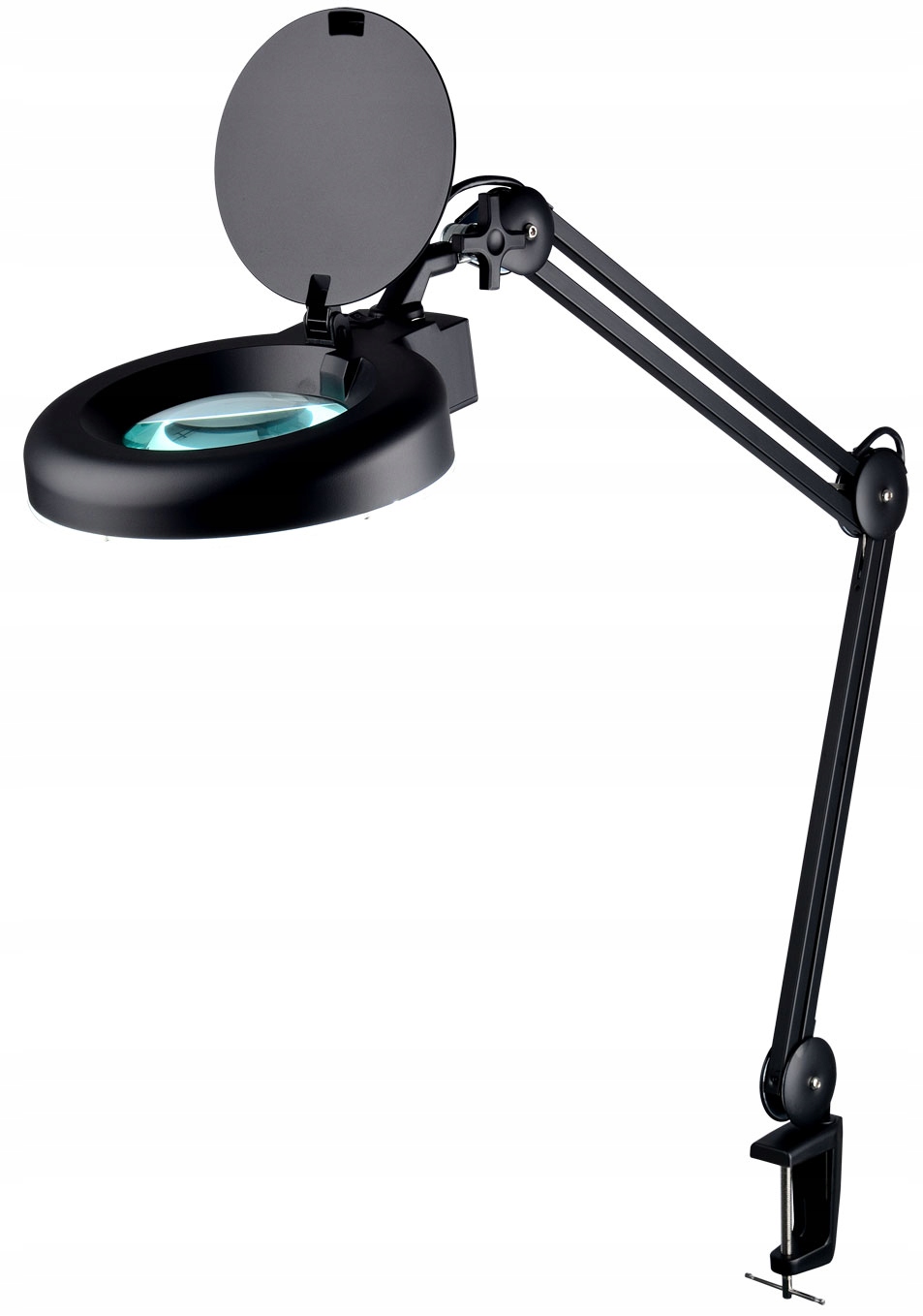 

Lampa x60 Led z lupą 127mm 5D czarna warsztatowa