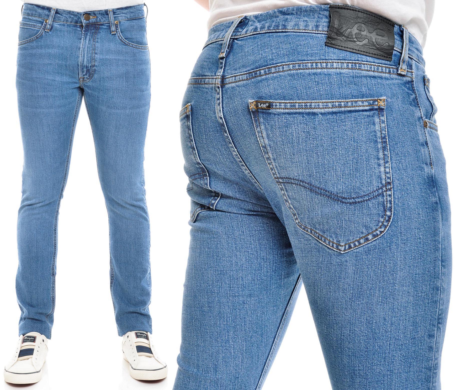 Lee kalhoty Skinny blue Regular jeans Luke W29 L32