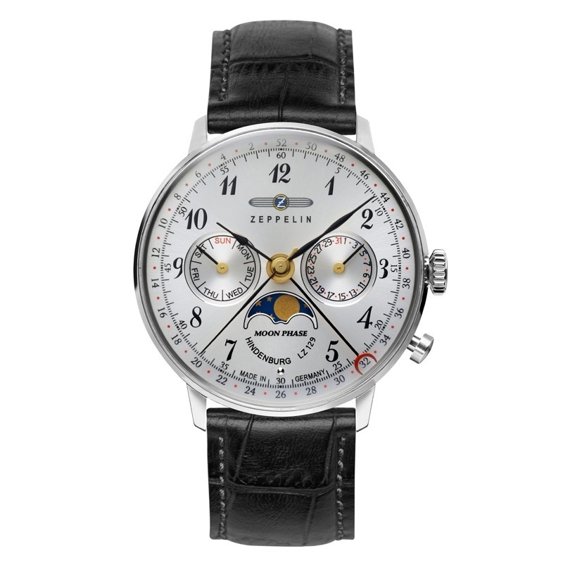 Zeppelin dámské hodinky LZ129 Hindenburg 7037-1 Moonphase