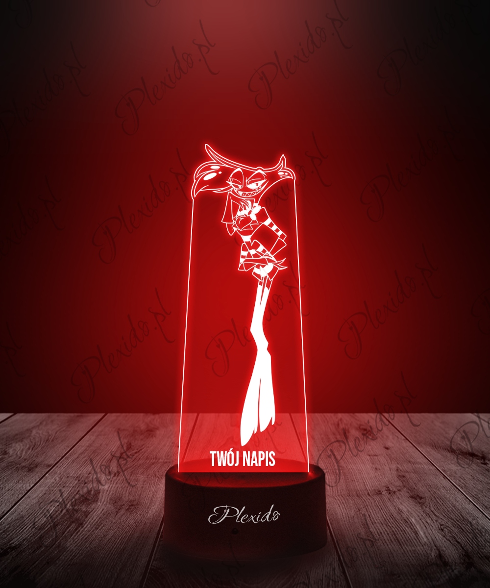 Lampka na Biurko Statuetka Led na Prezent Serial Bajka Hazbin Hotel Angel EAN (GTIN) 5903457993756