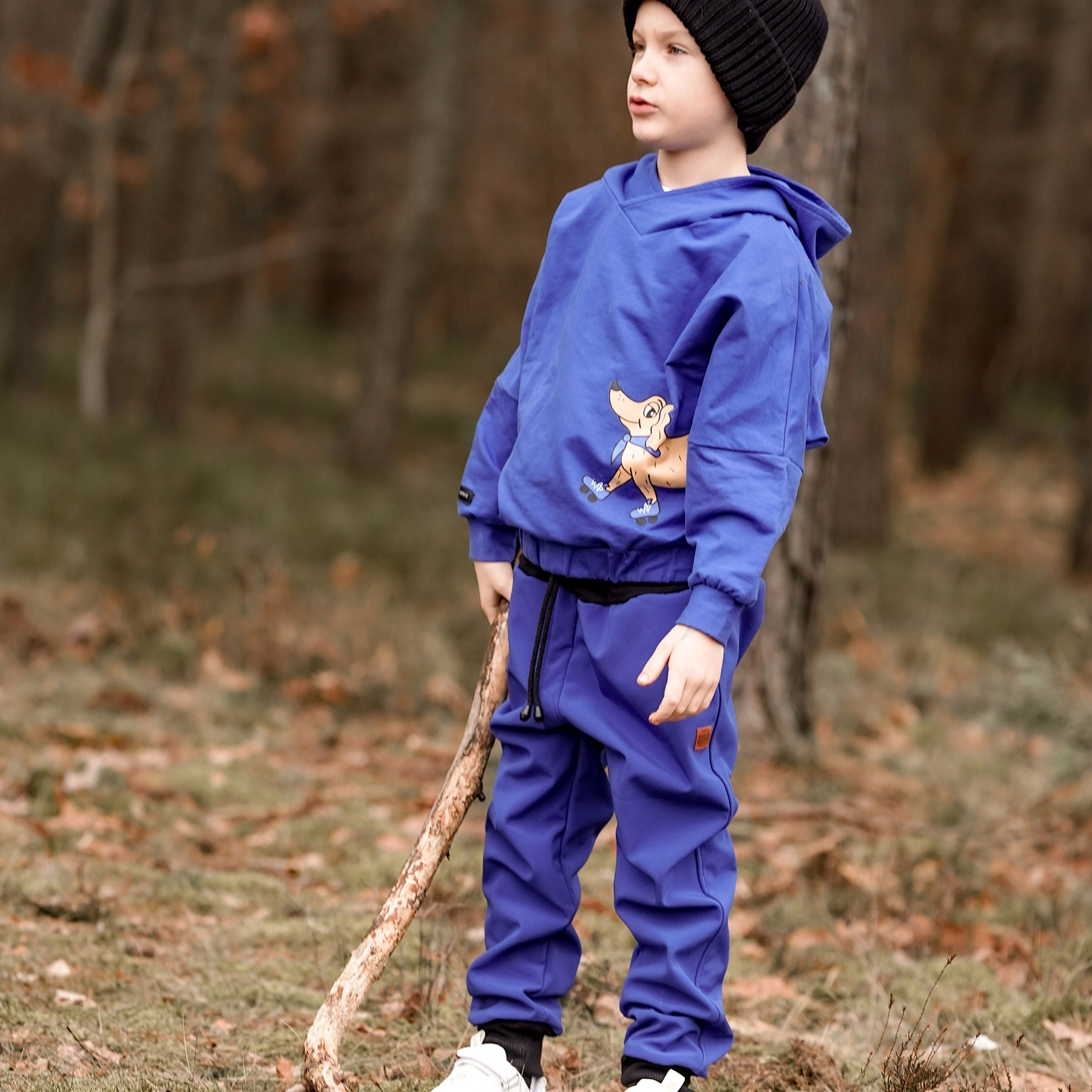 TuSzyte | Dziecięce spodnie softshell, PL R.104 Płeć chłopcy