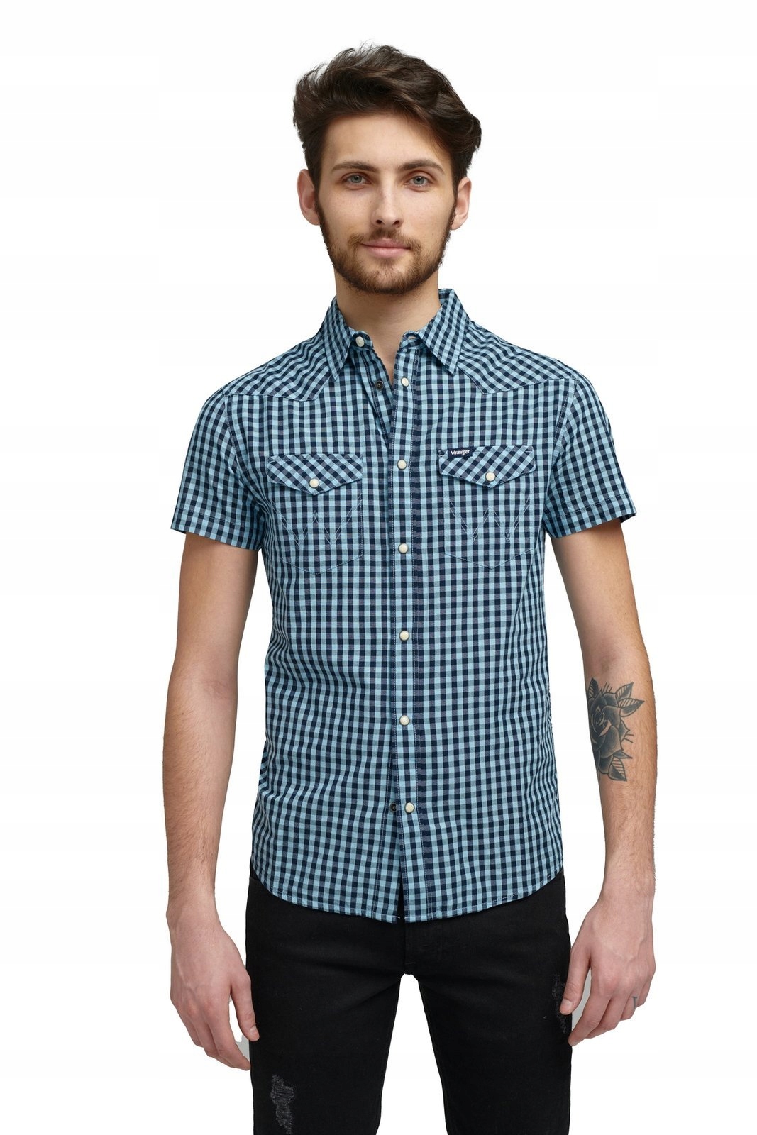 

Wrangler Western Shirt Parisian Blue W5J04MX96 M