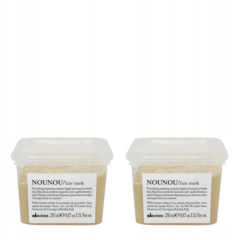 Davines Nounou Maska Pro Obnovu Vlasů Sada 2X250
