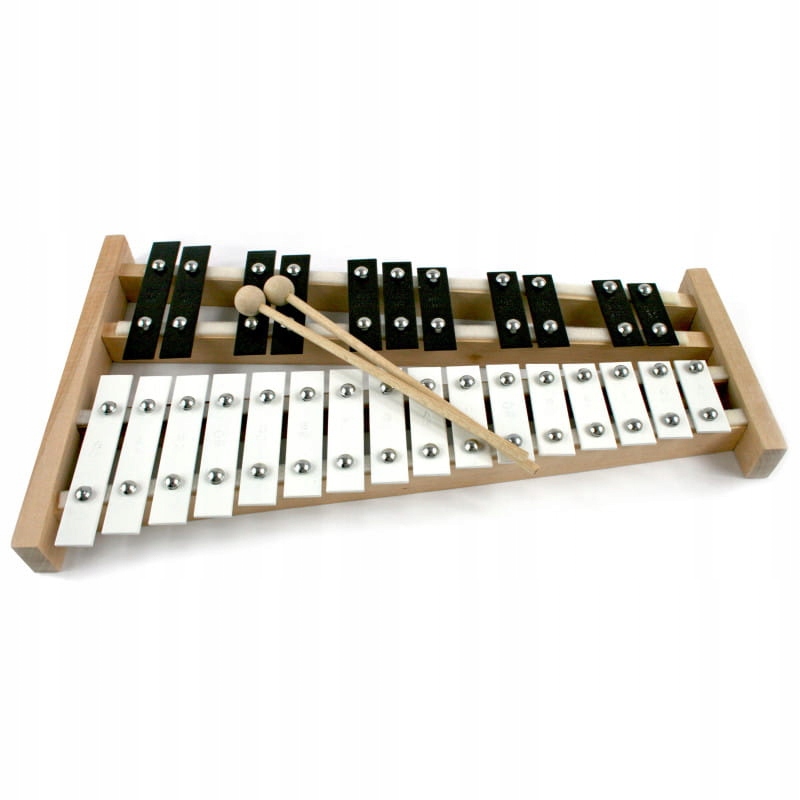 

Dzwonki szkolne chromatyczne 27-tonowe dwurzędowe