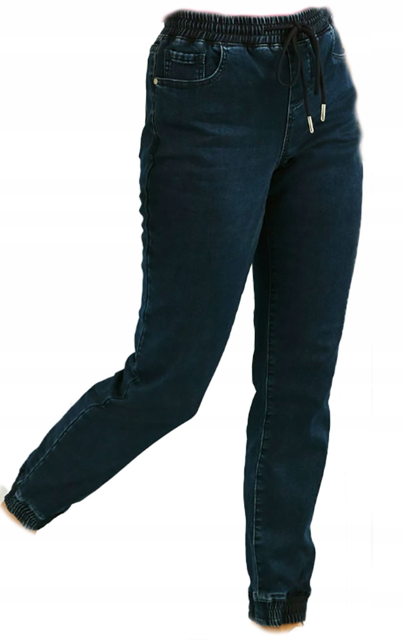 Dámské kalhoty Jersey Denim Jogger Útulné Měkké Elastické Next vel.
