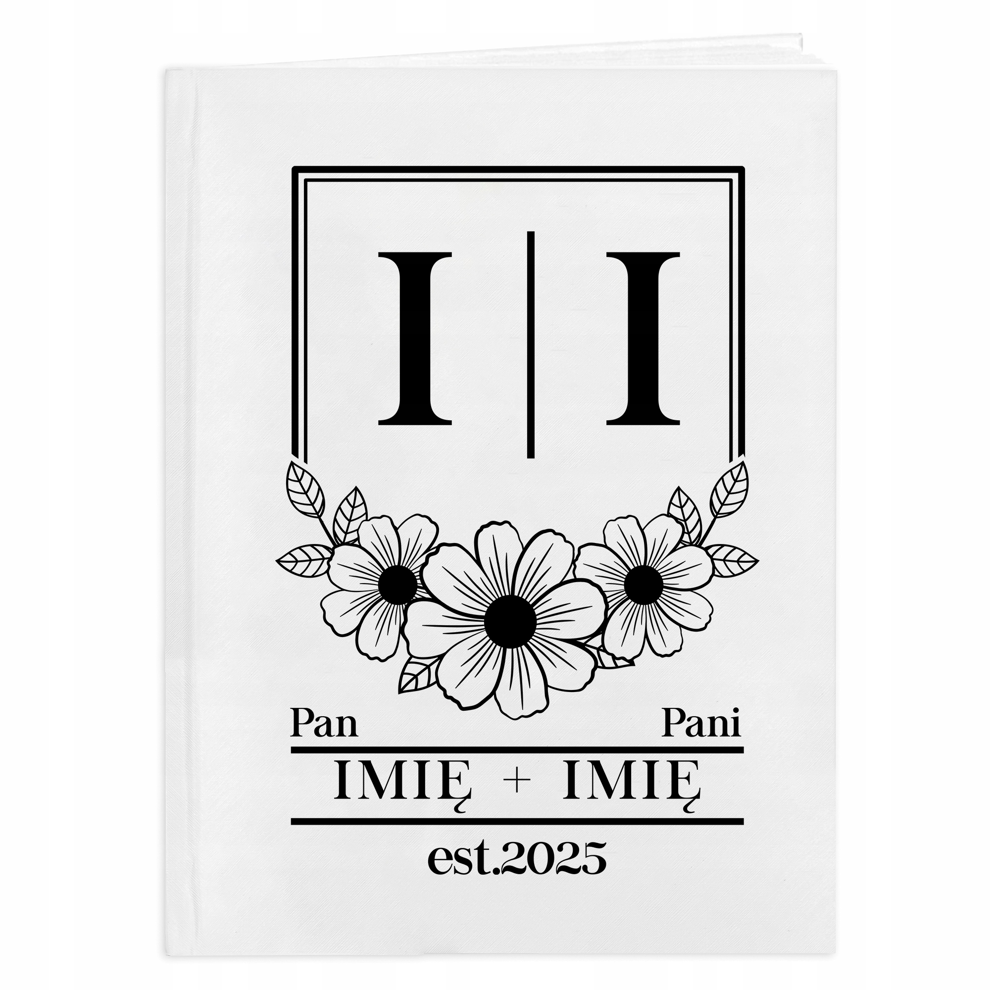 Album Na Fotografie Bílý 300 Fotografií Šitý Perso Dárek Monogramy Jména Rok