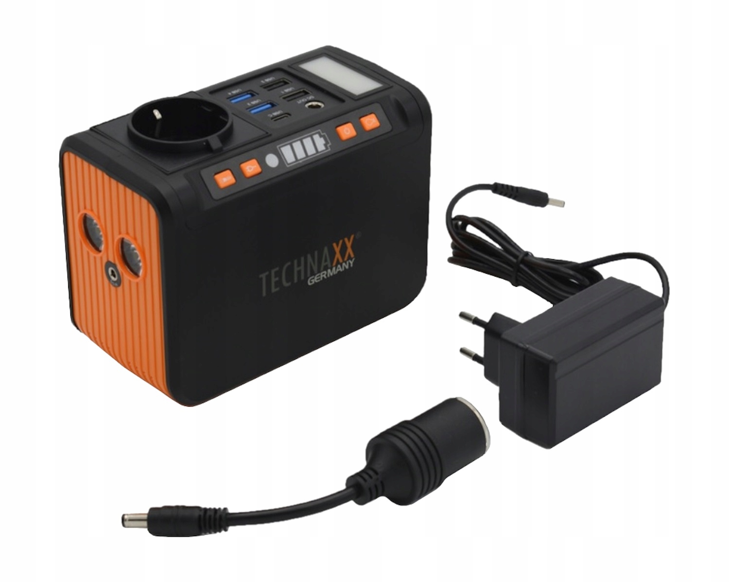 Stacja Zasilania Ładująca Przenośna Technaxx TX-205 20000 mAh 80W Led