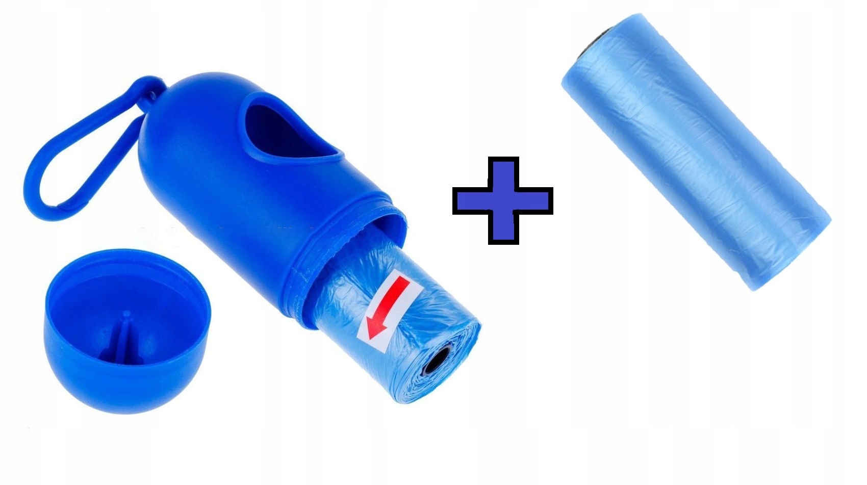 

Etui + 2 rolki, worki na odchody kupy Psa kolory