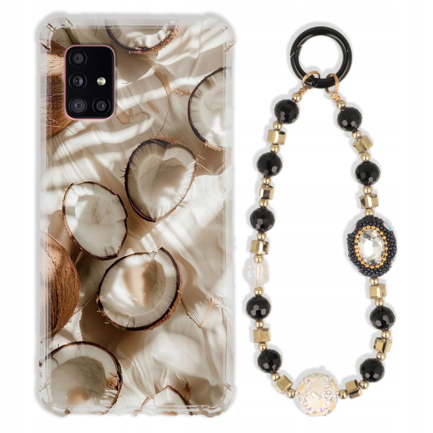 Puzdro Na Samsung M04S Case Antishock Zirkóny Čierno Zlaté|odolné|pevné