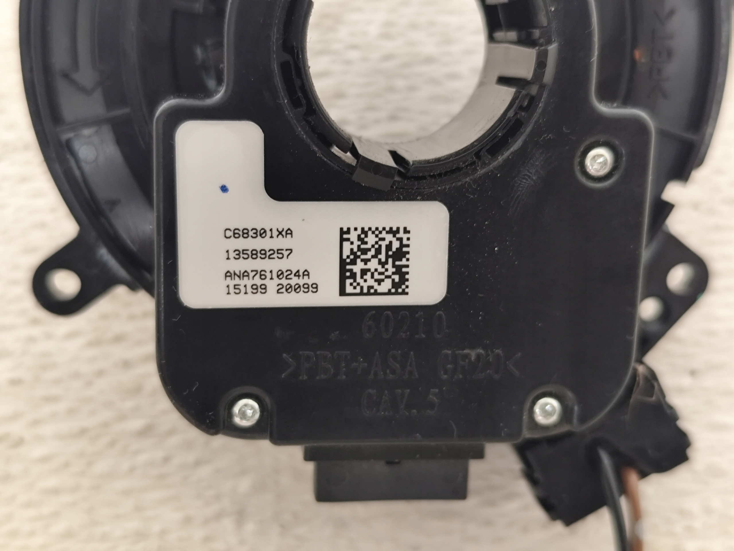 OPEL MOKKA 2015R ring ZWIJAK sensor KATA steering 13589257