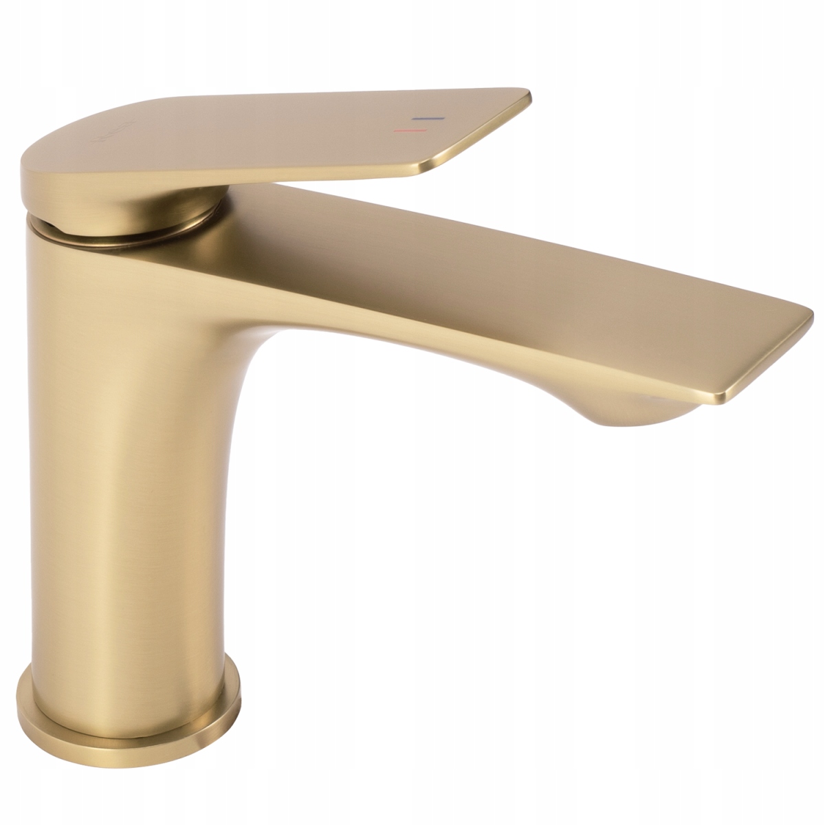 Nízká umyvadlová baterie Rea Avalon zlatá kartáčovaná
