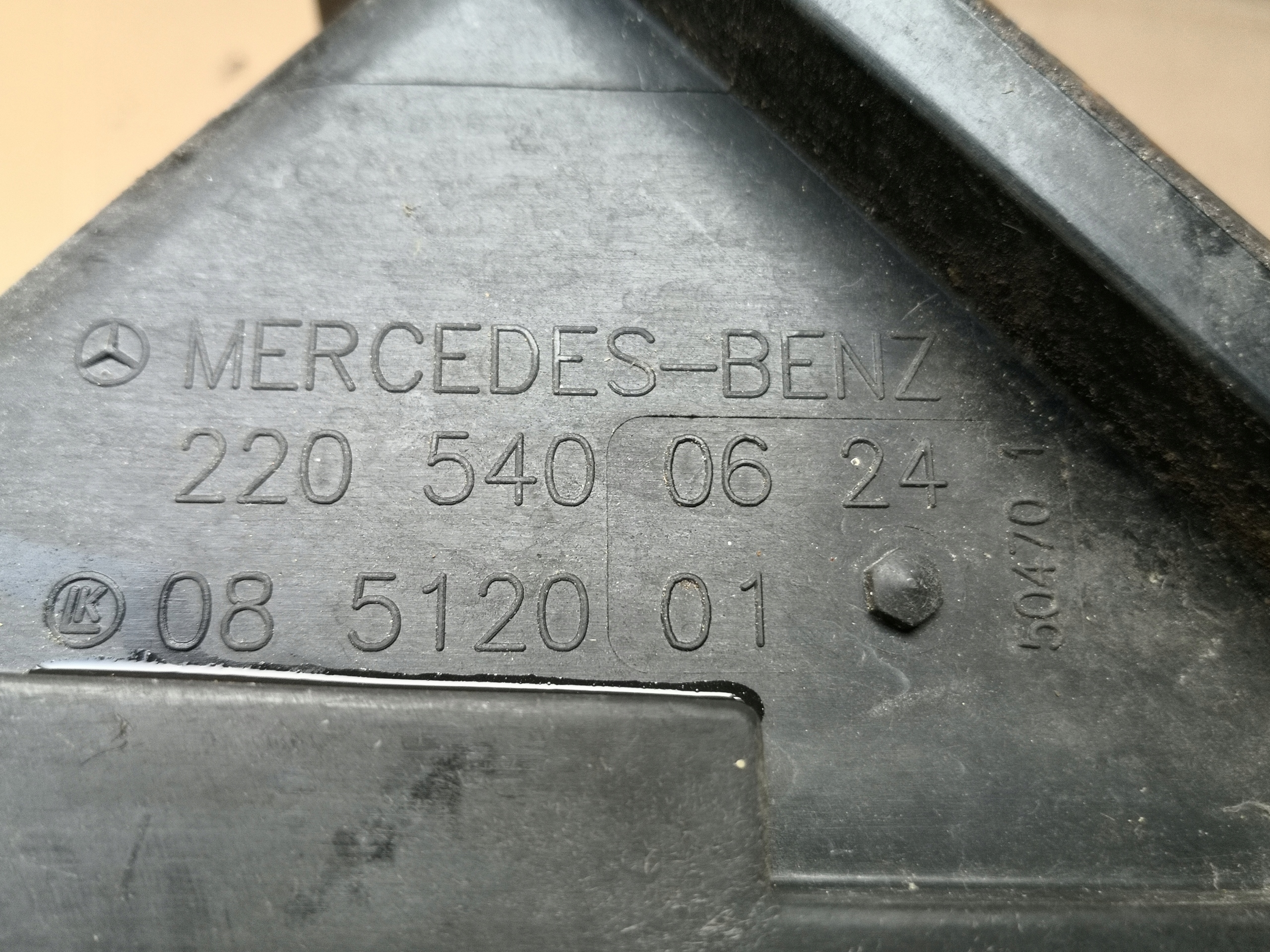 obal KOMPUTERA MERCEDES W220 2205400624
