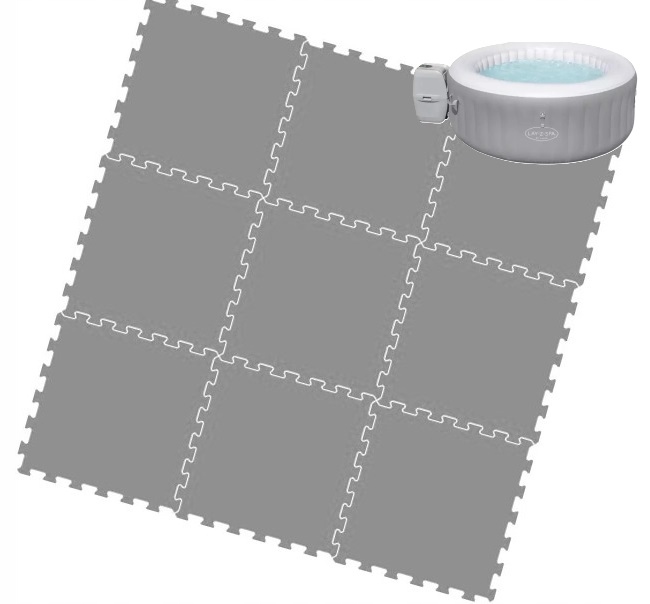 Penová Podložka Puzzle Pod Spa Bestway Lay-z-spa St. Lucia 170x66CM