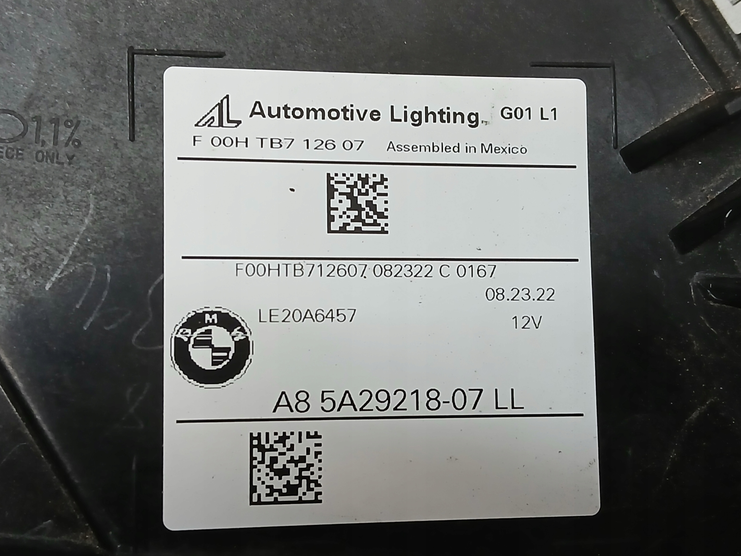 light front right BMW X3 G01 LIFT FULL LED LASER A8 5A29218-07