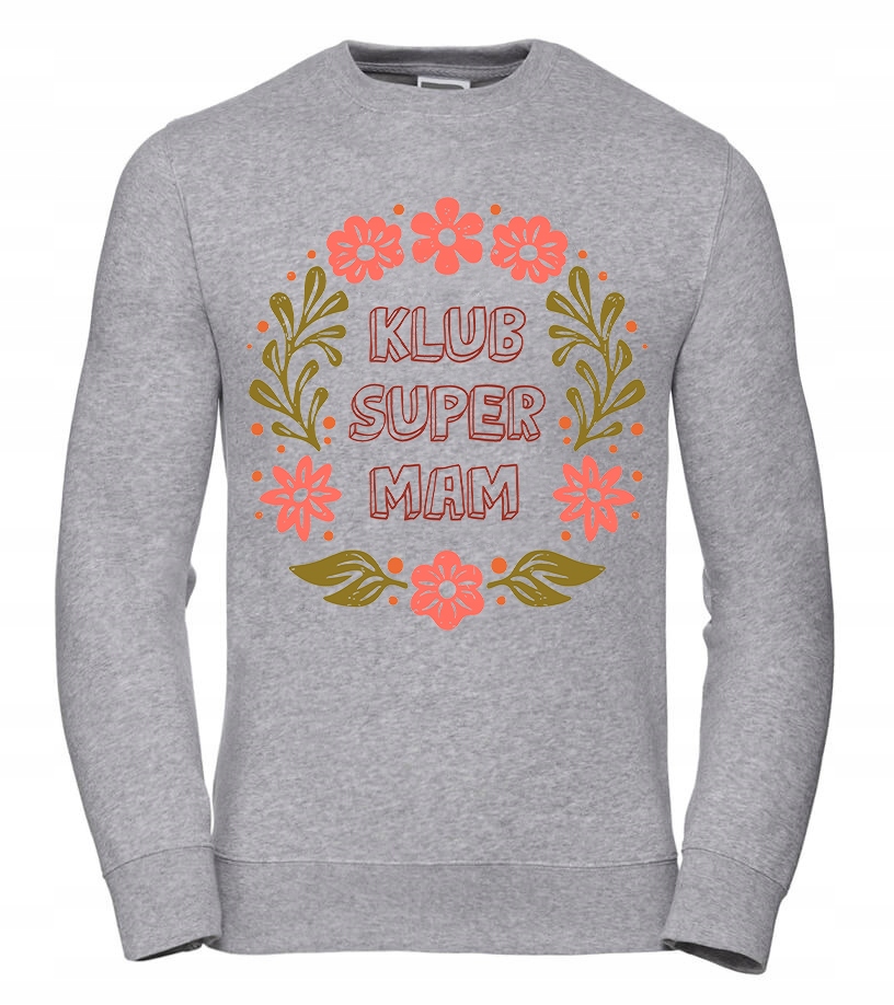Dámská Mikina Moms Club, velikost 2XL, šedá
