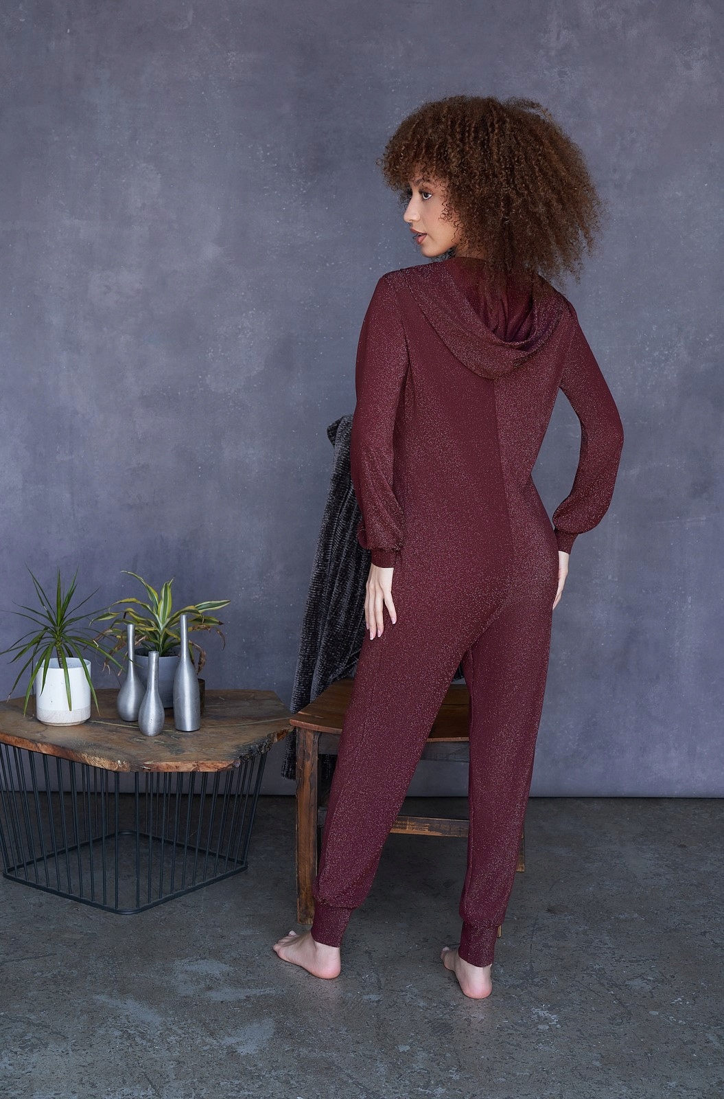 SAVAGE X FENTY brokatowy kombinezon ONESIE, M Płeć kobieta