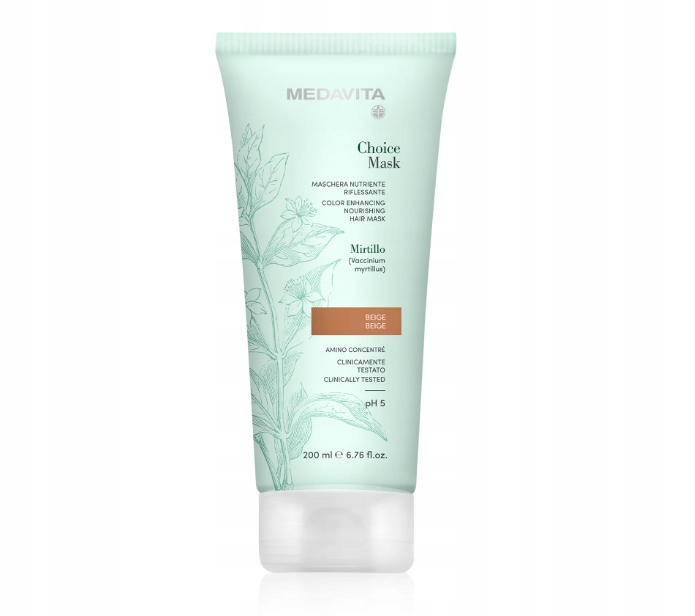 Medavita Choice Maschera Beige béžová barvicí maska 200 Ml