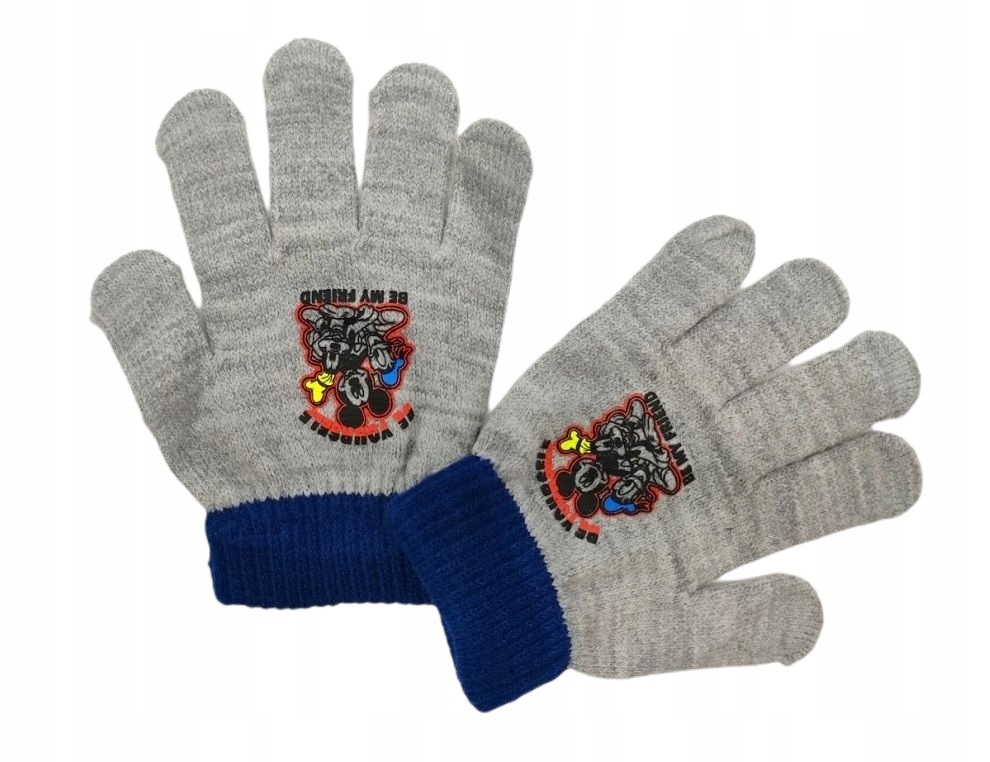 

Rękawiczki chłopięce Disney Myszka Mickey szare