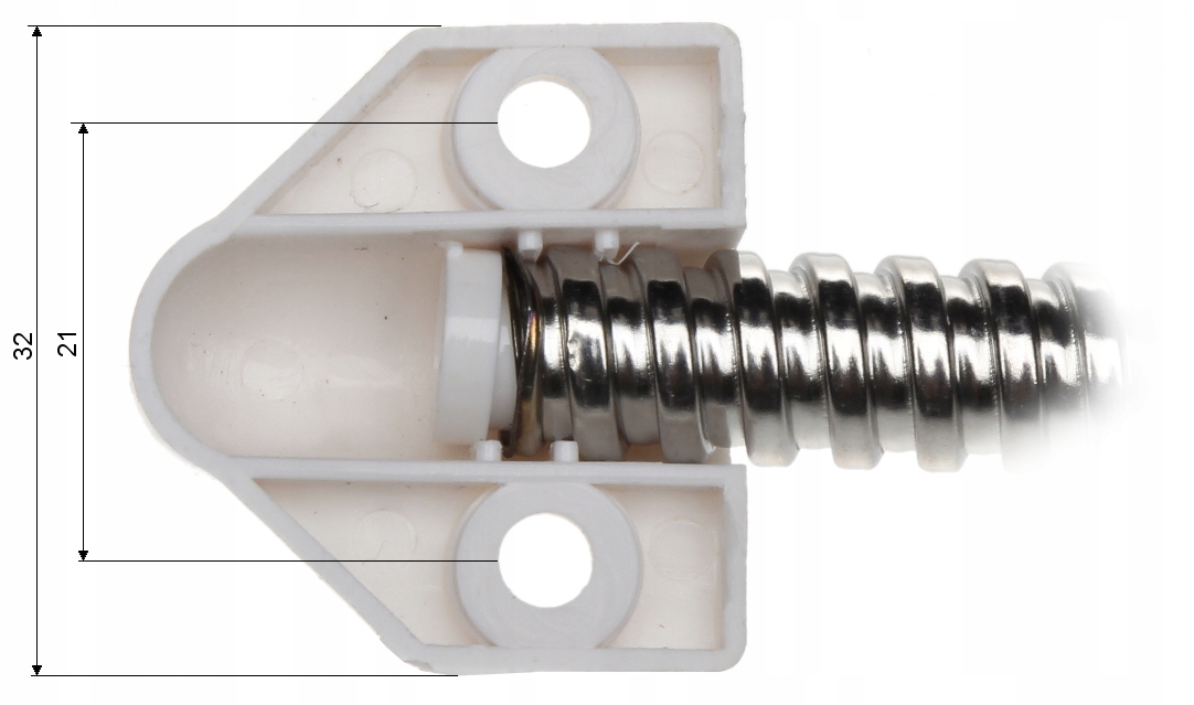 OSŁONA KABLOWA DO DRZWI PRZEPUST DRZWIOWY 6 mm X 310 mm Marka Inna