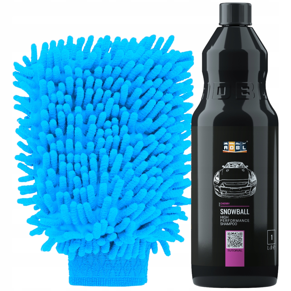Adbl Snowball Rękawica Wydajny Szamopon Zestaw Do Mycia Auta Samochodu