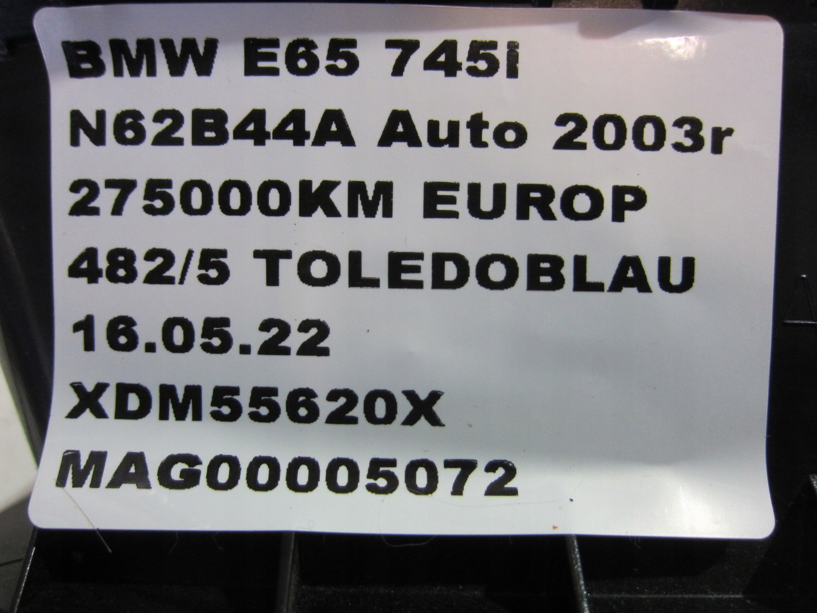 BMW E65 745i N EKRAN Bildschirm, der Navigation 8385449