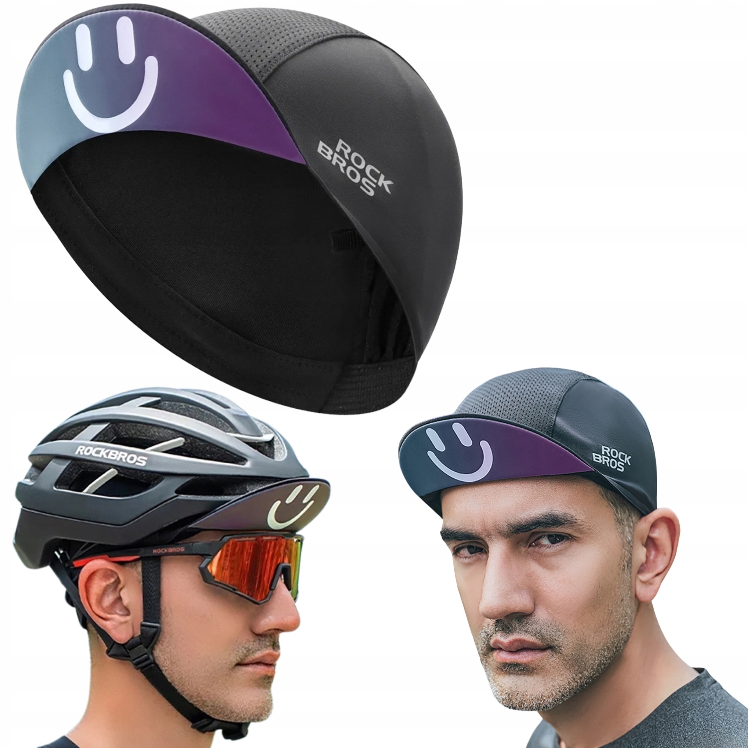 Czapka z daszkiem Rockbros czarny