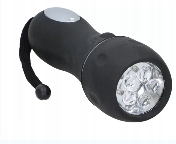 83. Latarka 5LED 65X65X215MM 2XD Bez Baterii