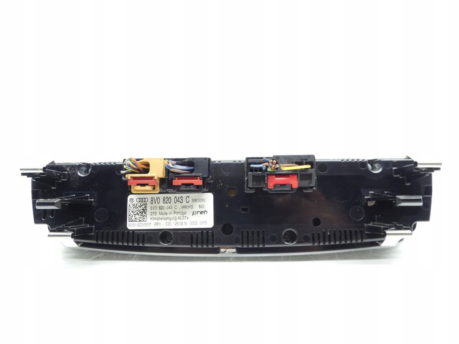 control panel air conditioning devices of the air conditioning AUDI A3 8V 8V0820043C