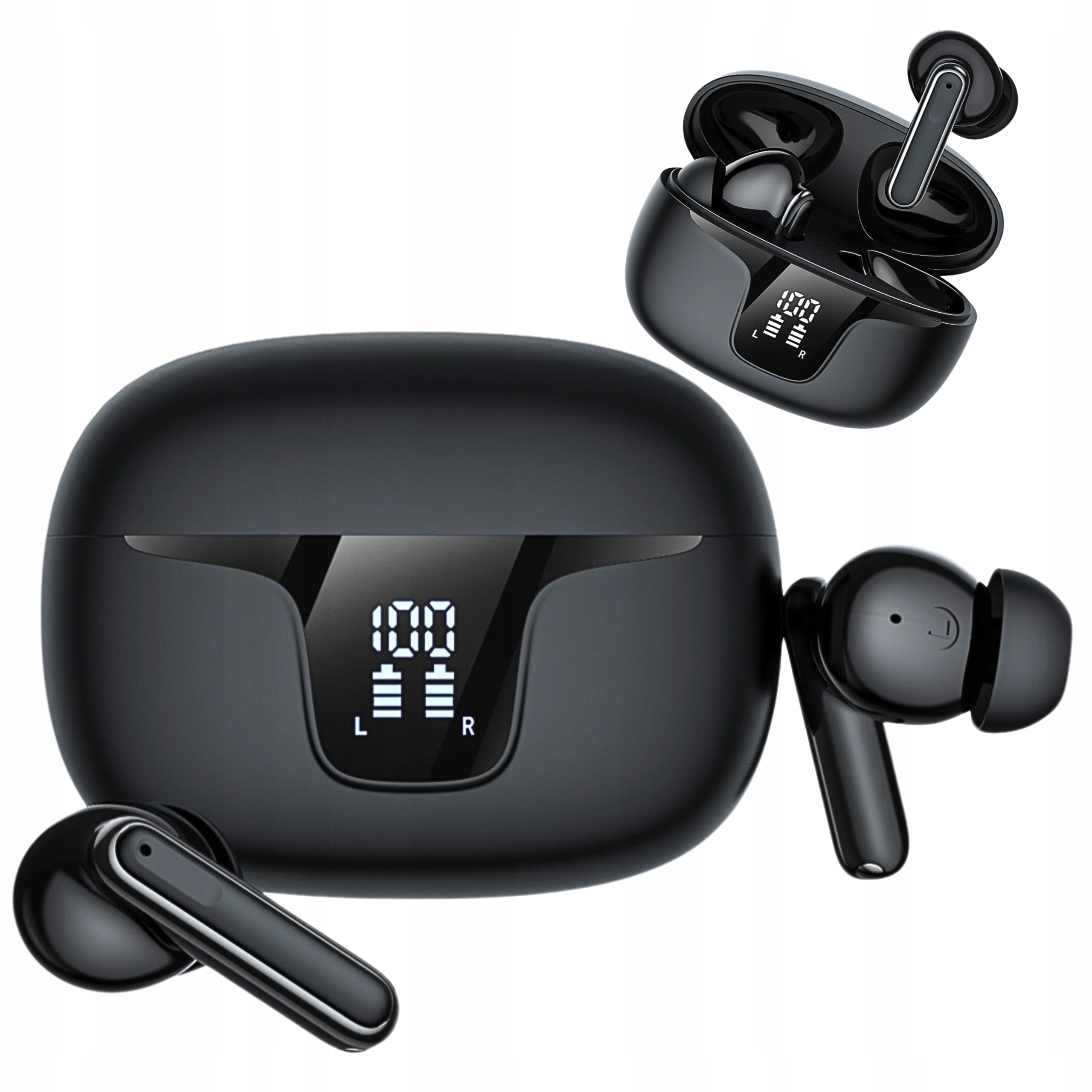 Słuchawki Bezprzewodowe dokanałowe Tws XY19 bluetooth Dwa mikrofony Anc Enc