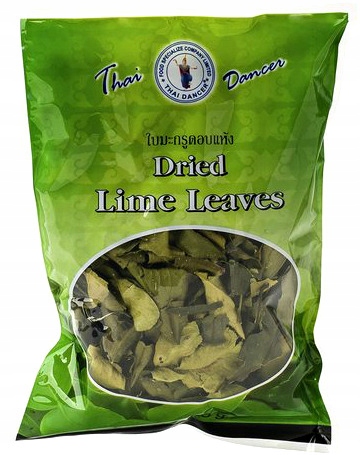 

Suszone liście limonki kaffir 25g Thai Dancer