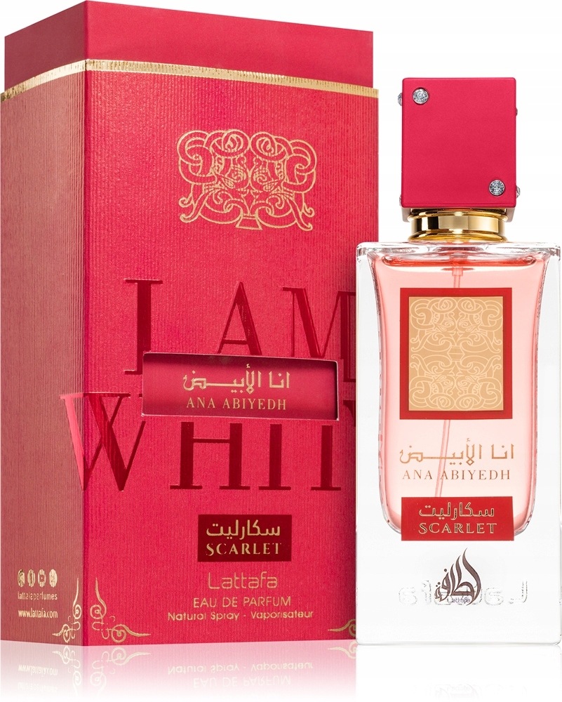 Lattafa Ana Abiyedh Scarlet parfémovaná voda 60 Ml