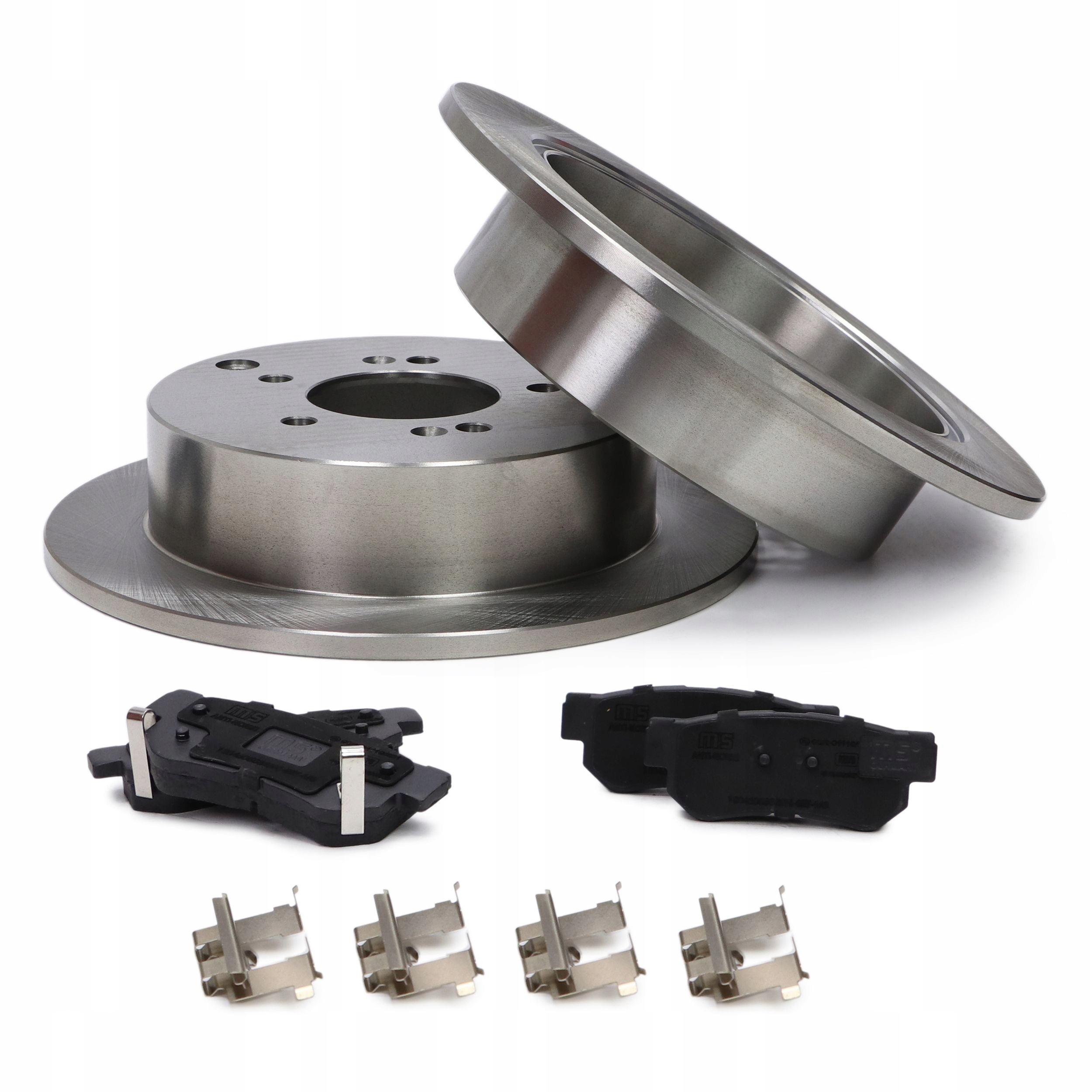 Колодки диски в сборе задние HYUNDAI; KIA