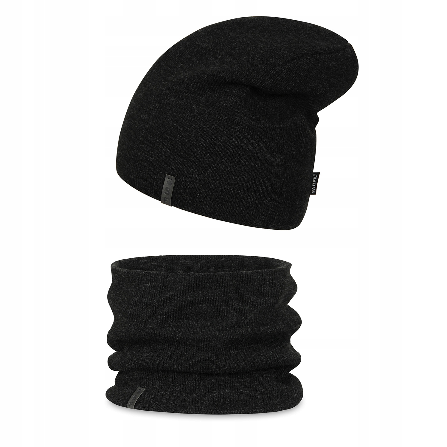 

Komplet Męski czapka +komin z polarem 57-60