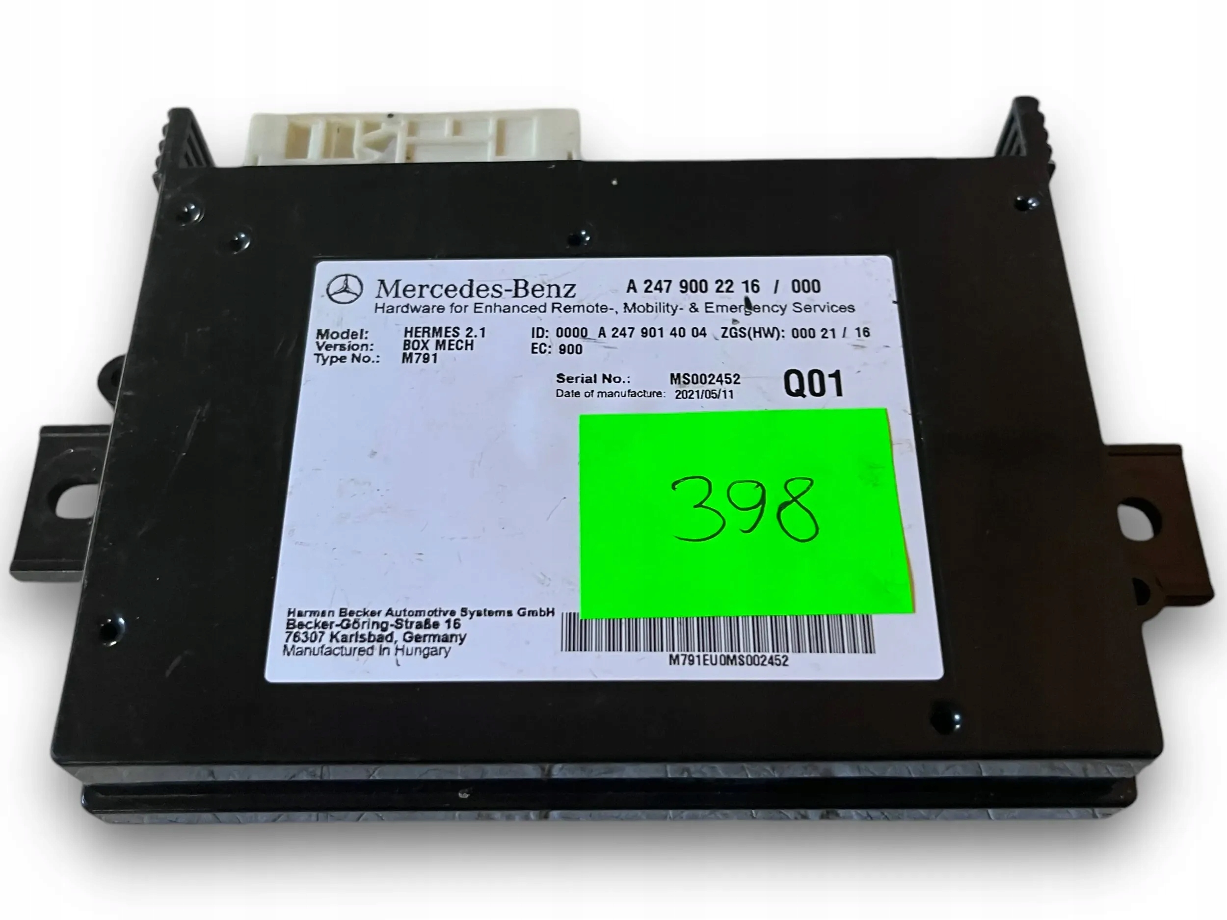 MERCEDES W247 control unit TELEMATIK A2479002216 @M