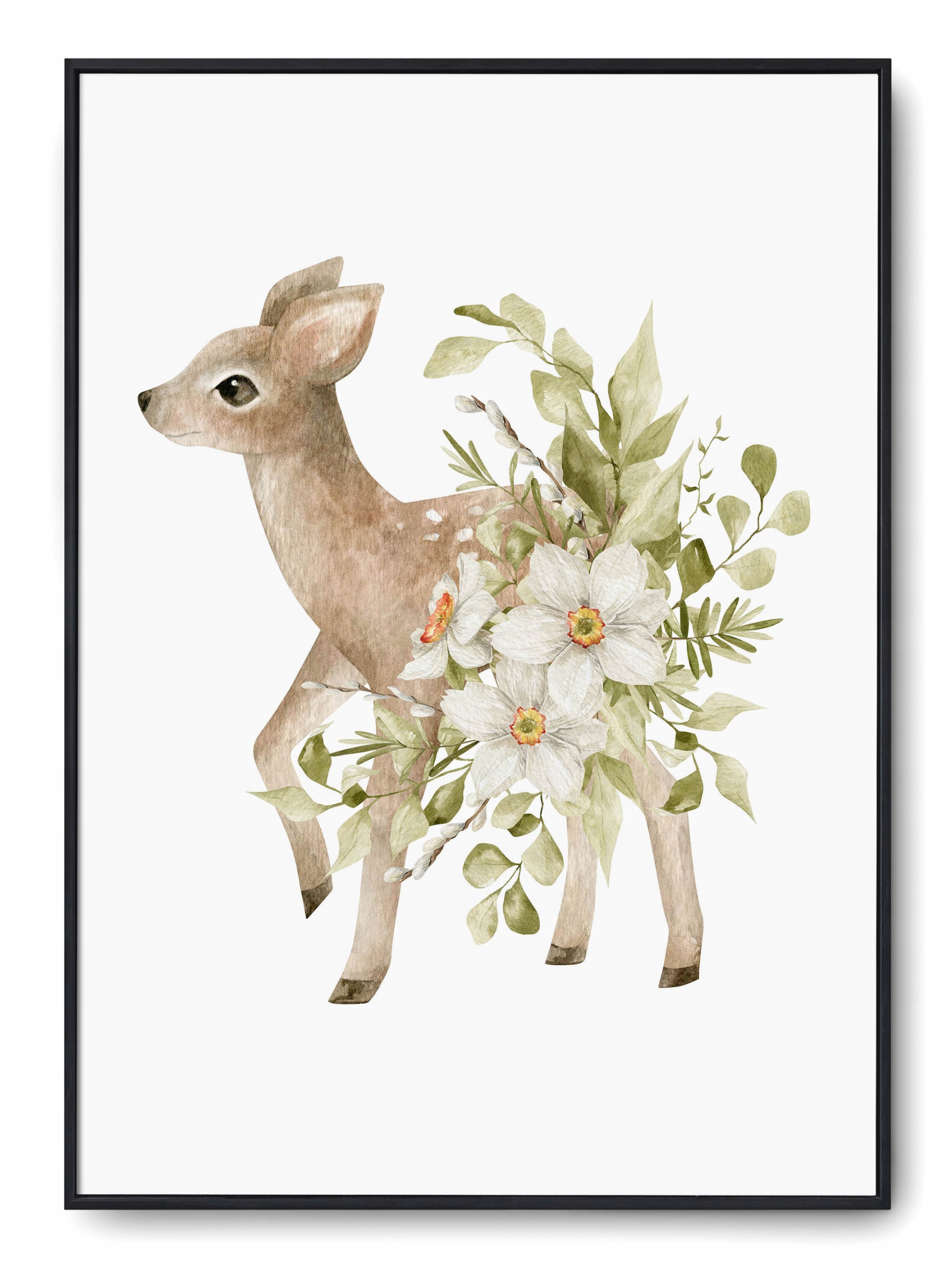 

Plakat r 30x40 cm Pokój Dziecka Sarenka Kwiaty