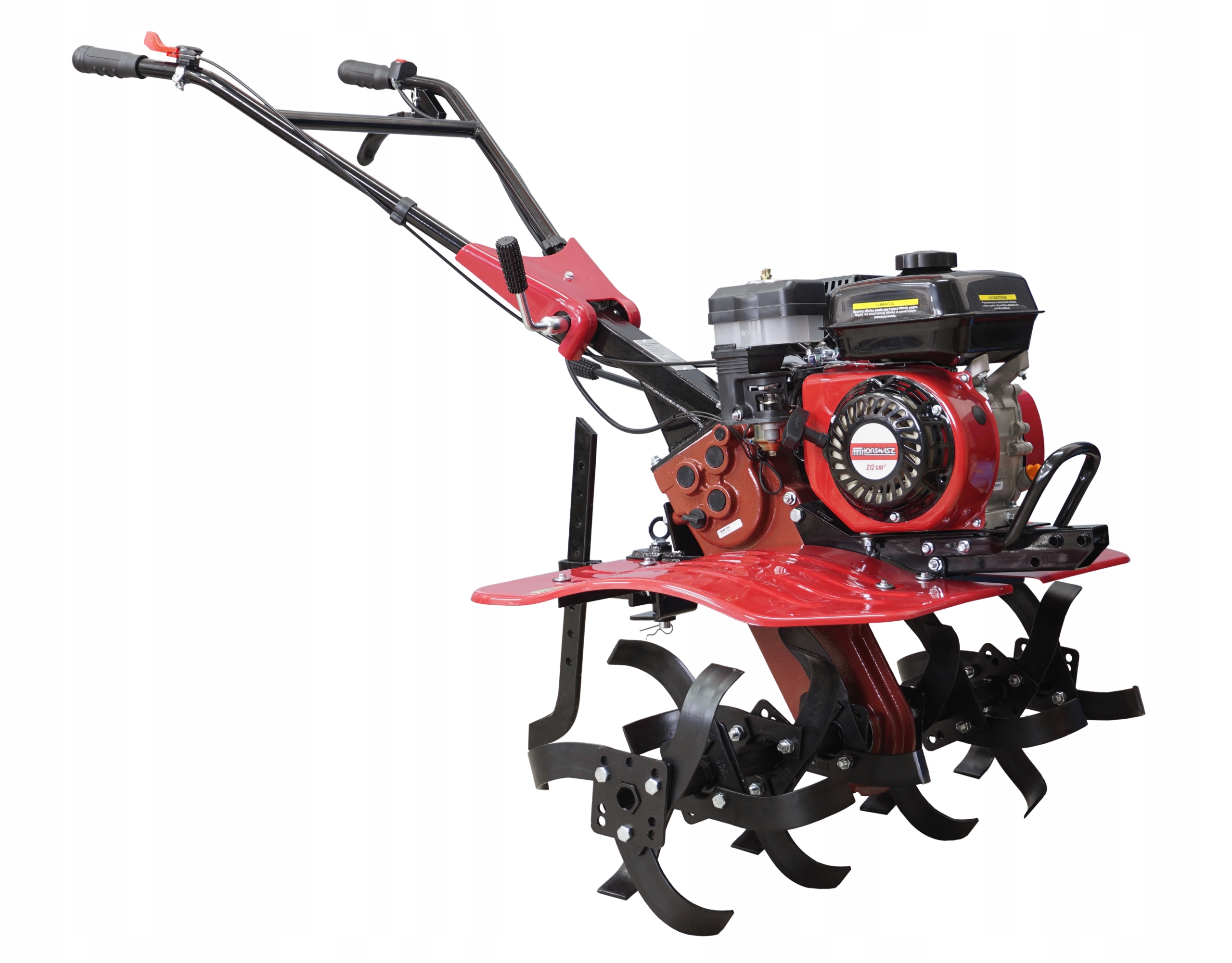 Glebogryzarka spalinowa Hortmasz 100 cm 7 KM HGS900 Zestaw 3x OLEJ + Pług Głębokość robocza max 300 mm