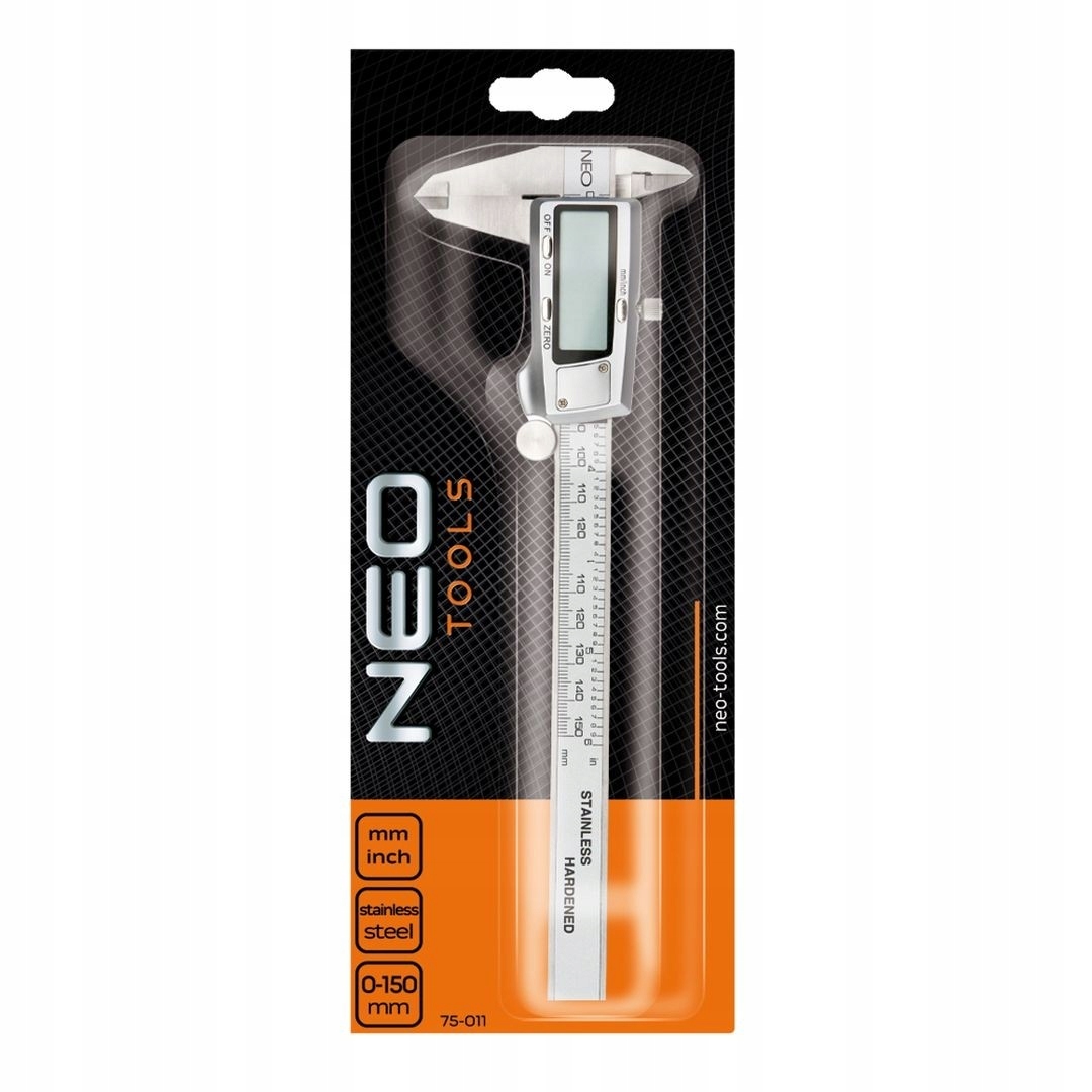Digitální posuvné měřítko 150 mm, nerezová ocel 75-011 Neo
