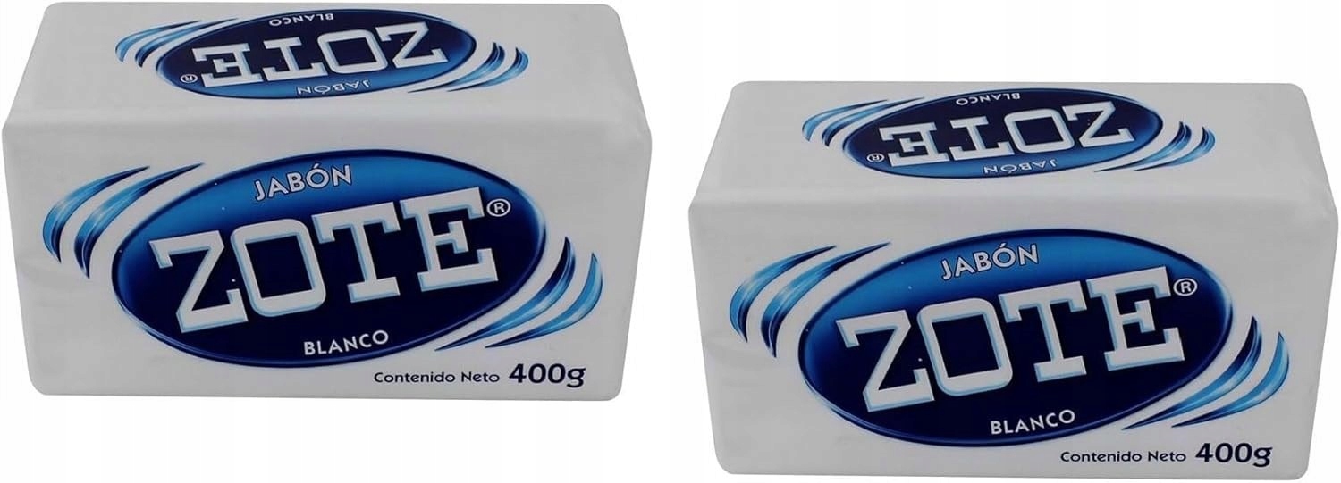 Levně 2x Kultovní mexické mýdlo na prádlo Zote Soap Blue 1x400g