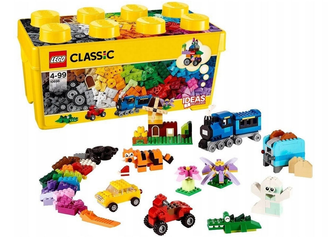 ZABAWKA LEGO CLASSIC KREATYWNE KLOCKI DLA DZIEWCZYNKI CHŁOPCA 4 5 6 LATKA+